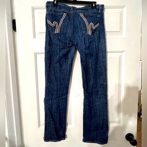 CITIZENS OF HUMANITY Crochet “H” #234 Pocket Straight Leg Jean sz 28